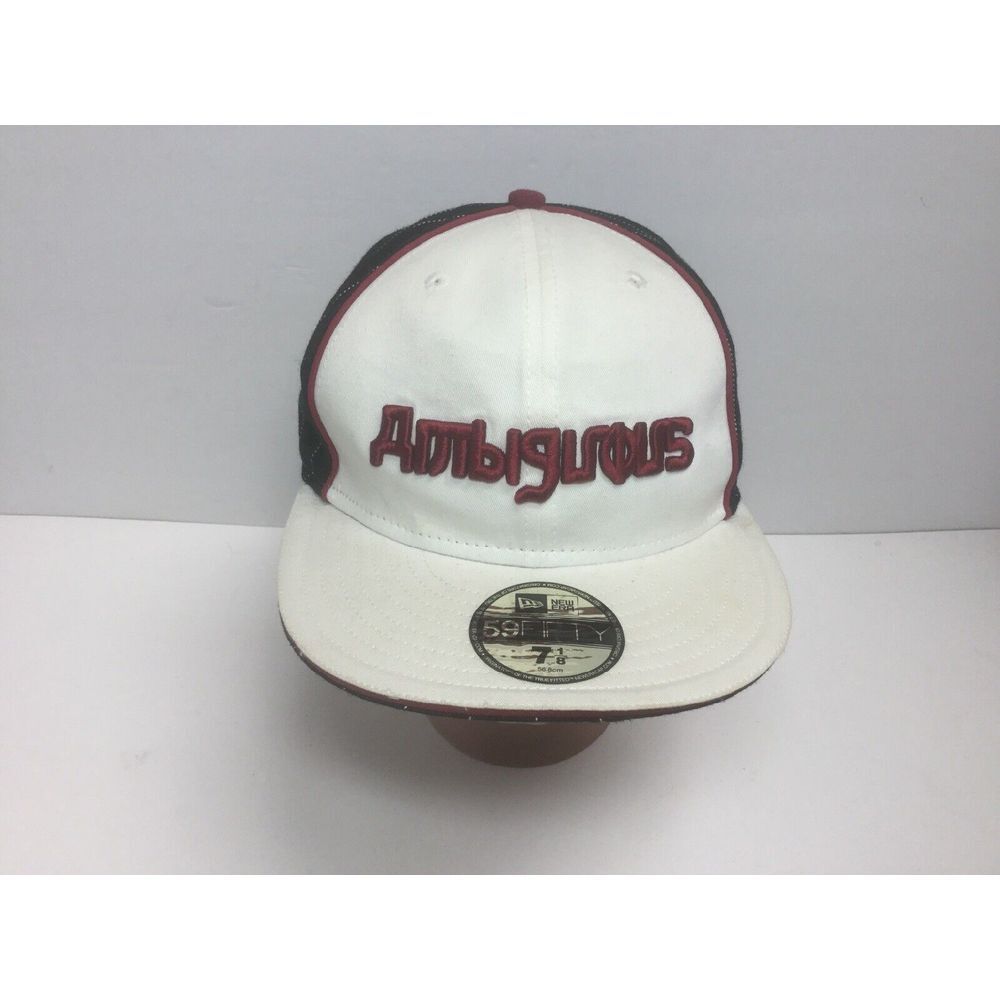 Ambiguous 59 Fifty New Era Hat Multi Color Hiphop Baseball Cap size 7 1/8